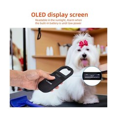 NetumScan Upgraded Pet Microchip Reader Scanner, 256 Data Storage Animal Tag …