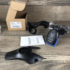 Alacrity 2D 1D Wireless Barcode Scanner with Stand, 3-in-1