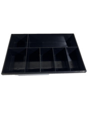 Metal Cash Box w/key and plastic lift-out drawer 11&Prime; x 7.75&Prime; x 4&Prime;