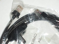 Honeywell Metrologic 54-54088A-3 54088 RS232 Cable Serial 5V external Power RJ45