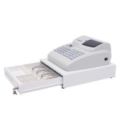 Electronic Cash Register Drawer W/Key Pos 6 Digits Led Display Restaurant Retail