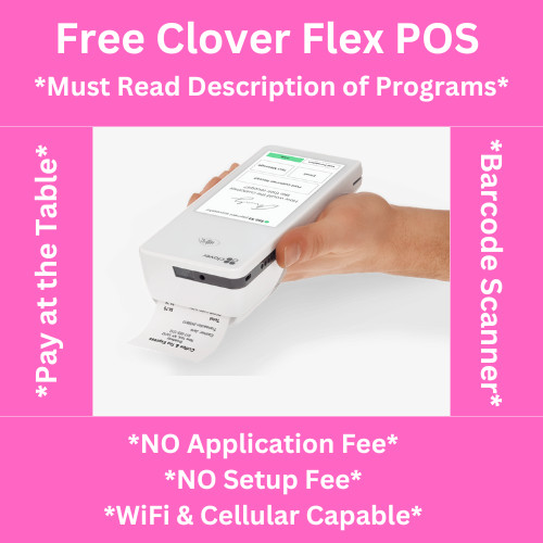 FREE Clover Flex 3 POS Handheld Wireless *VERY IMPORTANT TO READ DESCRIPTION*