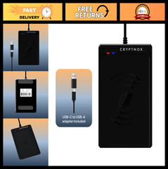 Contactless Smart Card Reader – NFC USB Type-C & Type-A, ISO 14443 Mifare, Secur
