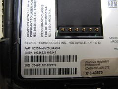 Symbol Motorola MC5574-PYCDUQRA9WR Cell Phone Bar Code Scanner With Car Charger