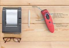 SocketScan&reg; S740 1D/2D Imager Barcode Scanner Red