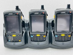 x4 Symbol MC7094 Motorola PDA Wireless Laser Barcode Scanner w/ CRD7000-4000E