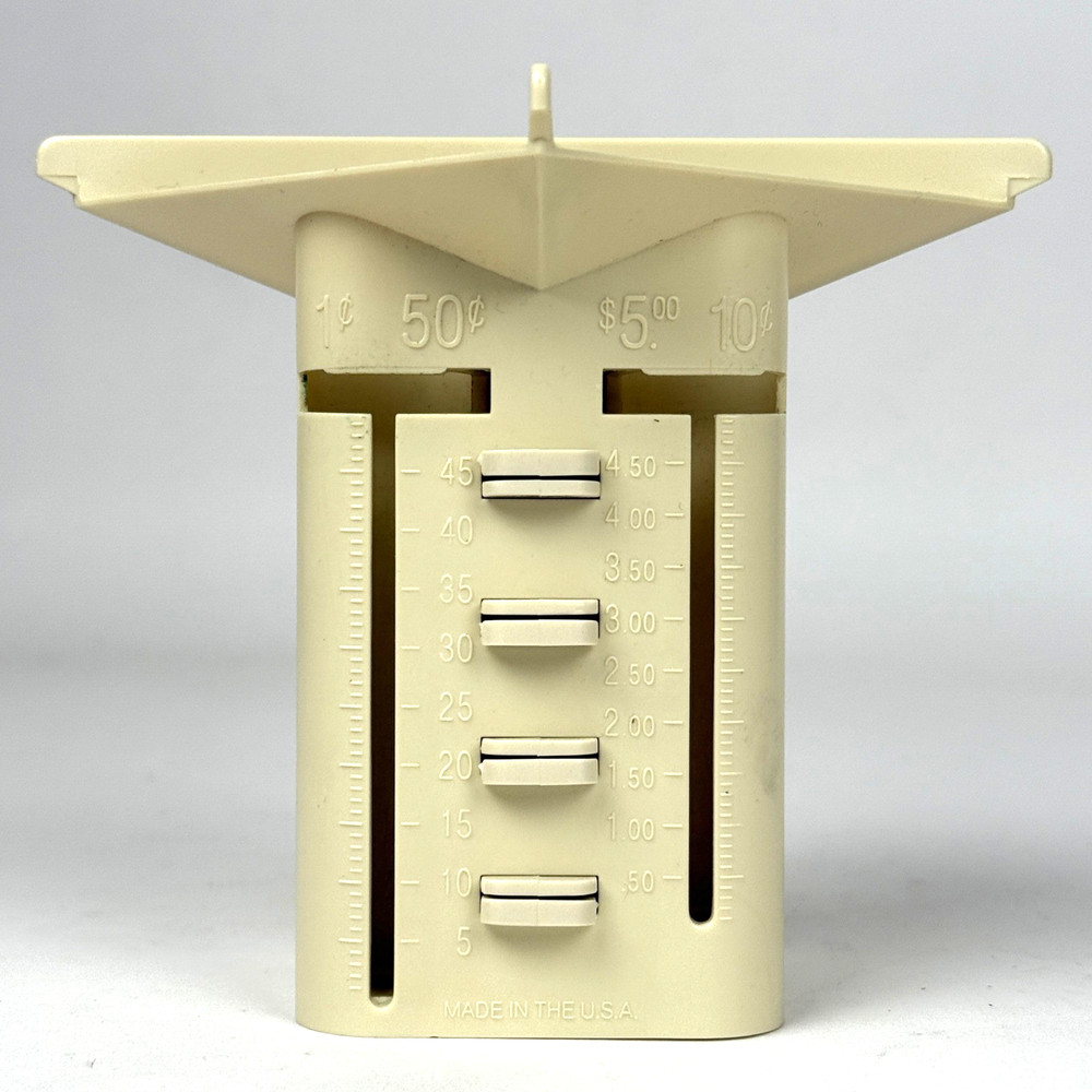MMF Industries Coin Sorter Tender Counter Beige USA Made 4 Tubes 224-0006-14