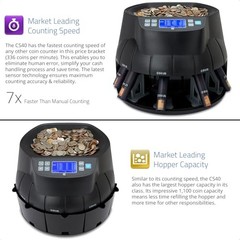 ZZap CS40 Coin Counter Sorter and Roller Machine