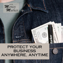 HVM Counterfeit Money Detector Pen (2 Counterfeit Pens) – Money Marker Bill Dete