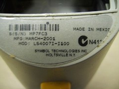 Symbol LS4007I LS4000 Barcode scanner