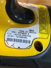 Symbol ER Handheld Barcode Scanner, LS3408-ER20005 *R06K, SBRE, LXE