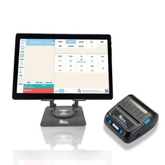 Mobile POS Cash Register Portable Printer Software app for Small Business Retail