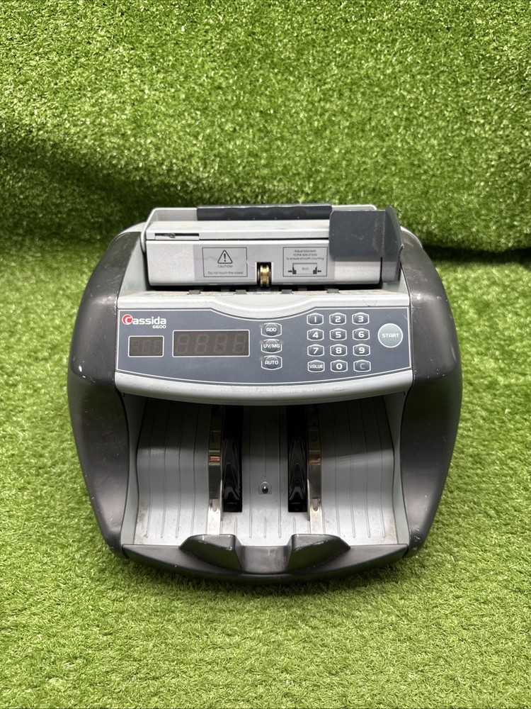 Cassida 6600 Ultraviolet Counterfeit Detection Currency Counter Parts/repair S6
