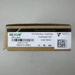 NETUM Mini Barcode Scanner Bluetooth Small Portable USB Bar Code Green C740