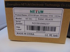 Guangzhou NETUM Wired USB laser Barcode Scanner NT-M1 New In Box POS System