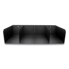 Controltek 500070 Trays, 4 Compartmens, 16 X 8 X 4, Black
