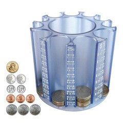 Byteen8 Coin Counter Change Sorter｜Pen & Pencil Holder as Desk Organizer｜Pigg…