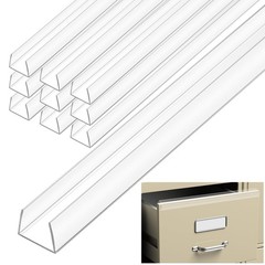 24 Pcs 3/8&Prime; x 9/16&Prime; x 9/16&Prime; Rope Light Track Plastic Channel U Clear PVC Ligh…