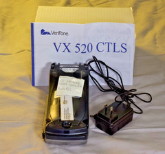 Verifone VX520 CTLS credit card machine *TESTED Powers On