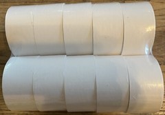 38mm (1.5”) x 3” round 1-ply Bond Cash Register Paper Rolls Quantity 10 rolls