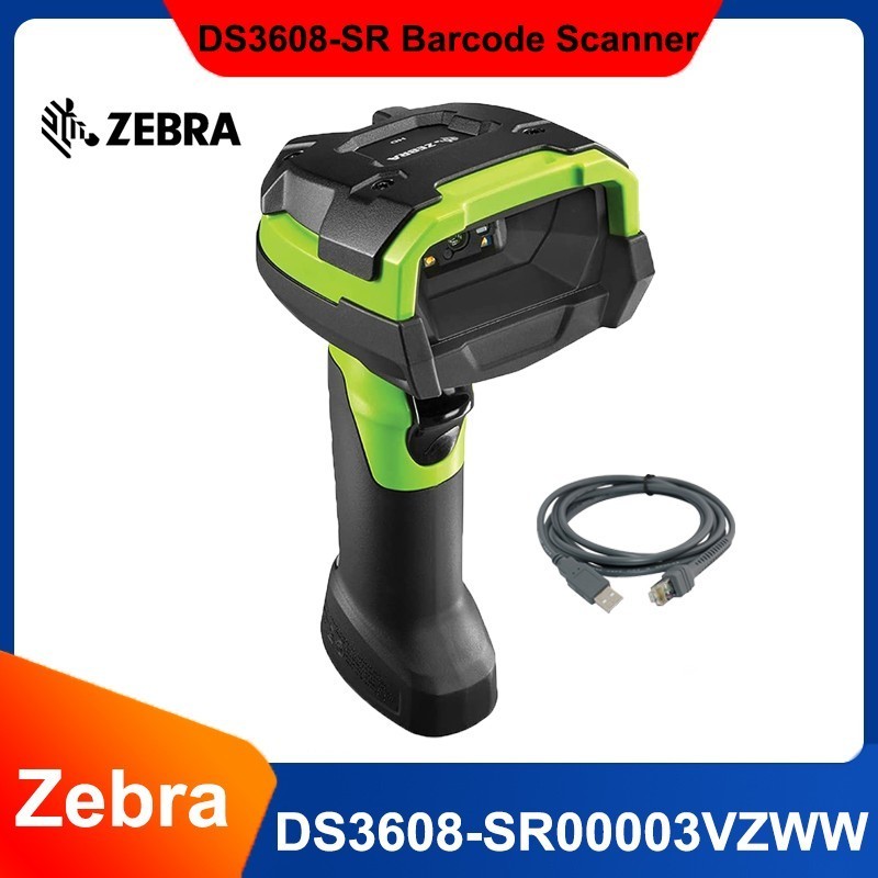 Zebra DS3608-SR00003VZWW Ultra-Rugged 2D USB Handheld Barcode Scanner with Cable