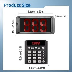 Queuing Wireless Calling System Restaurant Pager Customer Waiting Number System