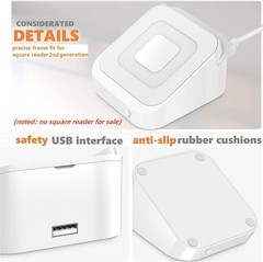 Square Dock for Square Reader 2nd Generation, Holder Stand for Square Card Reade