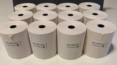 12 x POS Kitchen Paper – 1 Ply White Bond – 3” x 165’