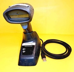 🔥 DATALOGIC QUICKSCAN QBT2101 1D WIRELESS BARCODE SCANNER +CHARGING DOCK BC2030