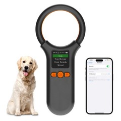 Pet Microchip Scanner Bluetooth, Animal Microchip Tag Reader Scanner, Three W…