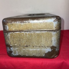 Vintage Metal Lit-Ning Products Cash Box- No Key-no Tray- Estate Find