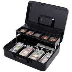 Portable Cash Box with Secure Combo Lock