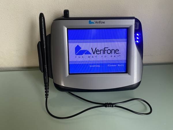 Verifone MX870 Credit Card Machine with Pen, NO Multi-Port Power Cable