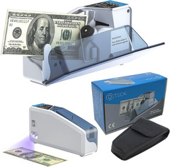 DT5S Portable Money Counter Machine with Counterfeit Detection UV/WM – Handy Cur
