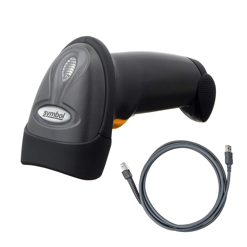 Symbol LS2208 Handheld Barcode Scanner – Twilight Black