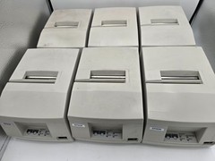 Lot of 6 Epson M133A Pos Dot Matrix Usb Thermal Receipt Printers – Read Desc.