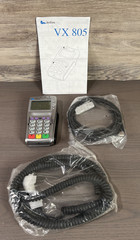 New Verifone VX-805 Pin Pad Card Reader 160mb Keypad & Cables
