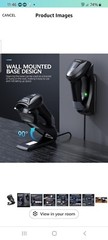 TEEMI QR Bluetooth Barcode Scanner with Wall Mountable USB Charging,TMSL-56CR