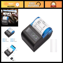 Portable Mini Thermal Receipt Printer – USB Bill Ticket Printer, 58mm Paper, And