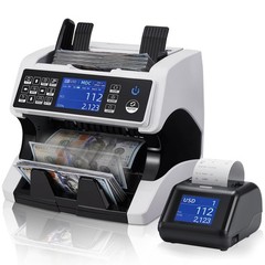 MUNBYN Bank Grade Money Counter Machine Mixed Denomination with External Display