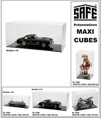 SAFE MAXI Acrylic Cube Display Case 150×150 H 250mm for Jewelry