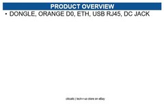 VeriFone 445-112-01-A DONGLE, ORANGE D0, ETH, USB RJ45, DC JACK