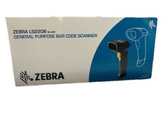 Zebra LS2208-SR20007R-NA 1D Barcode Scanner Kit W/ Stand and USB Cable