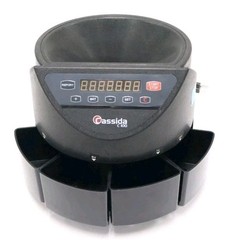 Cassida C100 Digital Coin Counter & Sorter Machine 110V Black