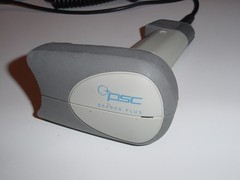 PSC QS6000 PLUS BARCODE SCANNER WITH PS2 ADAPTER