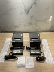 2 EPSON TM-T88III/Parallel THERMAL POS RECEIPT PRINTER/JUA1968
