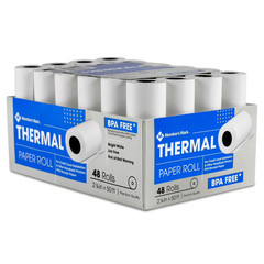 Thermal Receipt Paper Rolls 2 1/4 in x 50 ft BPA Free 48 Pack POS Printer
