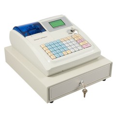 Electronic POS System Cash Register w/48 Keys 8 Digital LED Retail/Restaurant