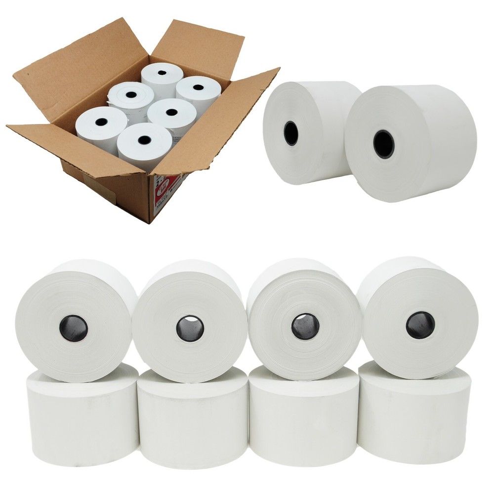{ 12 rolls } 2 5/16 x 400&prime; Pay at the pump Thermal paper rolls BPA free paper