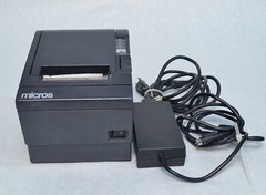 Micros Epson M129C TM-T88III Thermal Receipt Printer PoS Serial w/ PS-180